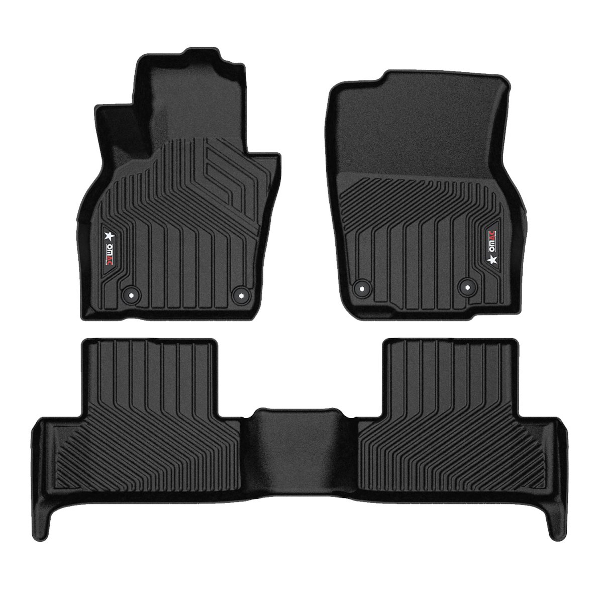 Mazda CX-60 Floor Mats - Front + Rear - Omac - Texan - 2022 Mazda CX-60 Floor Mats - Front + Rear - Omac - Texan - 2022